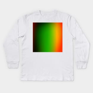 red blue green yellow texture design Kids Long Sleeve T-Shirt